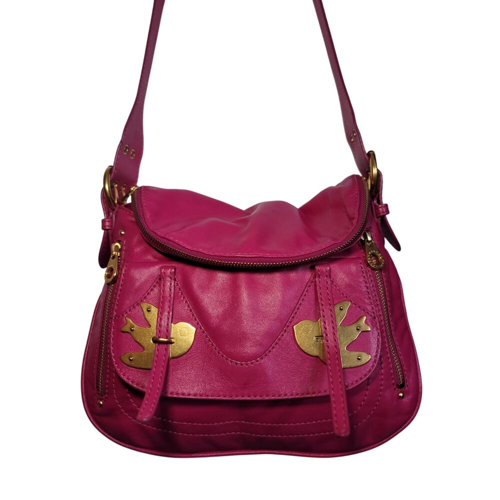 Marc by Marc Jacobs Petal to the Metal Natasha Bag Magenta SET w/wallet
